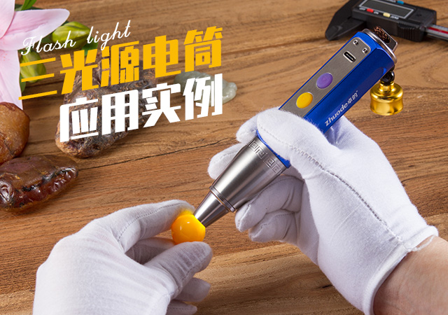 三光源電筒之紫光365使用應用實例